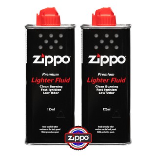 ภาพหน้าปกสินค้าZippo น้ำมันซิปโป๋ ขนาด 4 ออนซ์ (125 ml.) จำนวน 2 กระป๋อง  2 cans of Zippo fluid ซึ่งคุณอาจชอบราคาและรีวิวของสินค้านี้