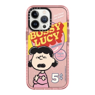 Casetify Bossy Lucy Bubble Gum Case 13 Pro  Impact Case  Color: Pink (Glitter) [13Proสินค้าพร้อมส่ง]