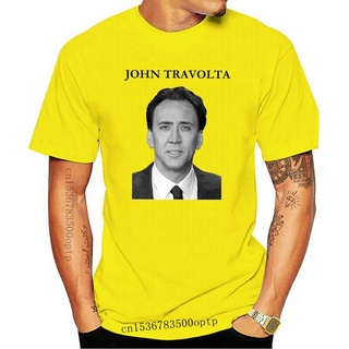 ราคาต่ำสุด!!ใหม่ เสื้อยืดลําลอง สําหรับผู้ชาย แขนสั้น คอกลม พิมพ์ลาย Nicolas Cage Face Off 2021S-3XL