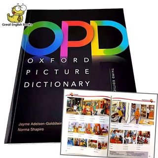 (ใช้โค้ดรับcoinคืน10%ได้) พร้อมส่ง  หนังสือ Oxford Picture Dictionary 3rd ED 4,000 English words and Phrases หนังสือภาษาอังกฤษ by GreatEnglishBooks