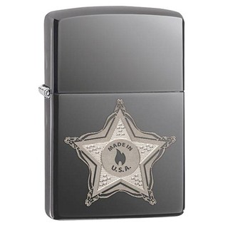 ไฟแช็ค Zippo Skull Badge Black Ice (28360)