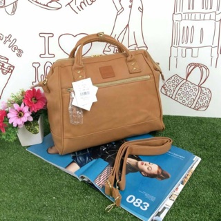 กระเป๋า ANELLO 2 WAY PU LEATHER BOSTON BAG