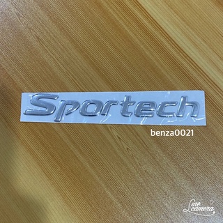 โลโก้ Sportech งานเรซิ่น ติด Nissan ขนาด 2x15.5 cm