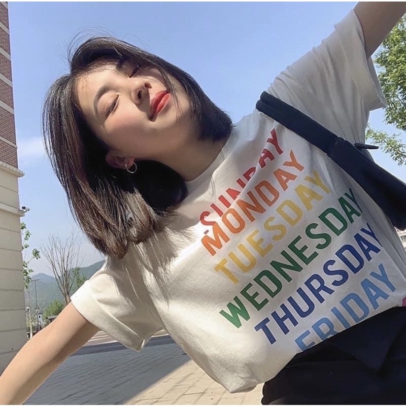 เสื้อยืด-7-days-พร้อมส่ง