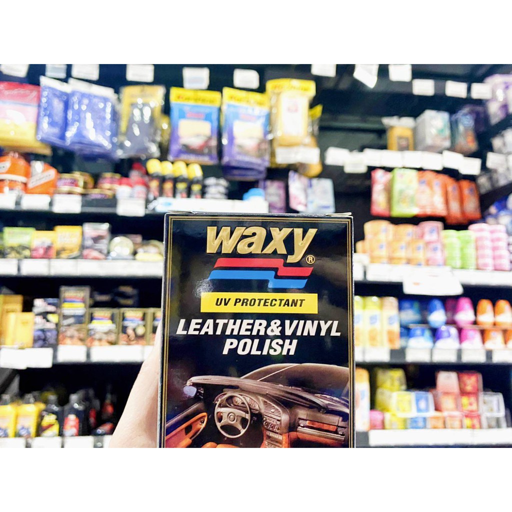 waxy-leather-amp-vinyl-polish-uv-protectant-125-ml-แว็กซี่-ยูวี-โพรเทคแตนท์-ผลิตภัณฑ์ทำความสะอาดเครื่องหนัง-0173