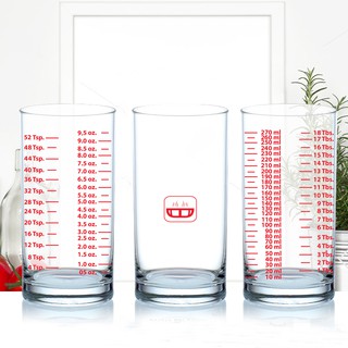 แก้วตวง ทรงกระบอก 9.5 ออนซ์  Cylinder Measuring cup 9.5 oz. (Delisio)