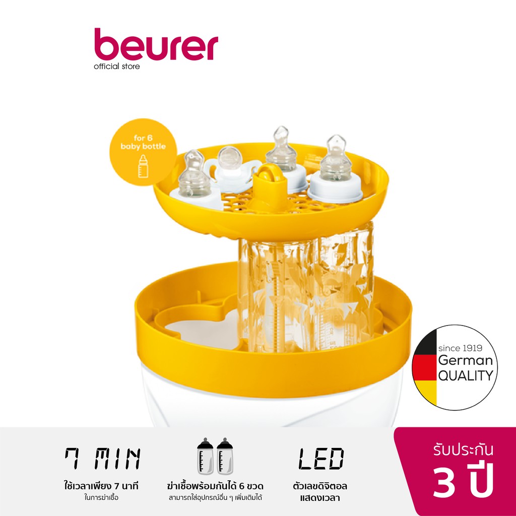 beurer-เครื่องนึ่งขวดนม-steam-steriliser-รุ่น-by-76-รับประกัน-3-ปี