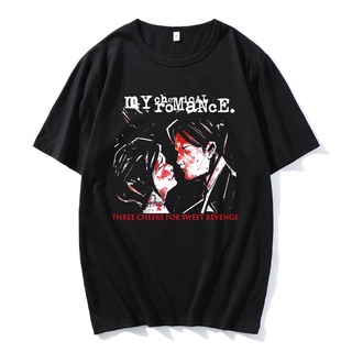 เสื้อยืดผ้าฝ้ายพิมพ์ลาย เสื้อยืดลําลอง แขนสั้น พิมพ์ลาย My Chemical Romance Mcr Dead Emo สวมใส่สบาย แฟชั่นยอดนิยม สําหรั