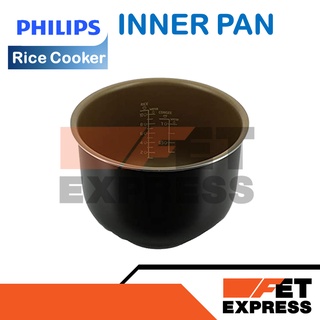 INNER PAN HD3038 &amp; HD3130 หม้อในหม้อหุงข้าว  PHILIPS  อะไหล่แท้สำหรับหม้อหุงข้าว PHILIPS รุ่นHD3038,HD3130(996510057869)