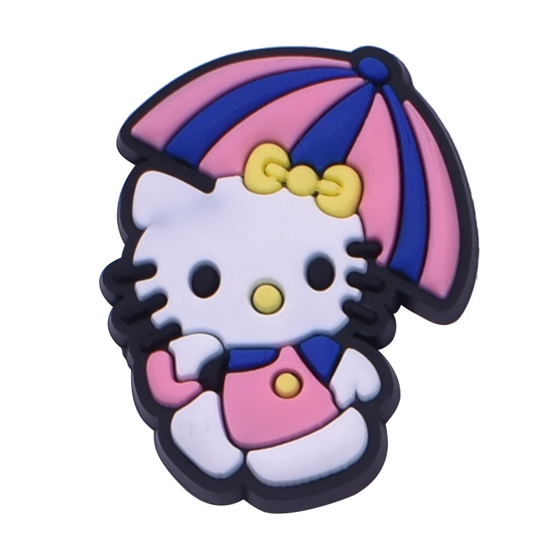 จี้การ์ตูน-hello-kitty-jibbitz-น่ารัก-เครื่องประดับ-สําหรับผู้ชาย-ตกแต่งรองเท้า-crocs