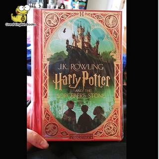 พร้อมส่ง *ลิขสิทธิ์แท้* หนังสือแฮร์รี่พอตเตอร์ ภาคแรก ภาษาอังกฤษ Harry Potter and the Sorcerers Stone: MinaLima Edition (Harry Potter, Book 1) (Illustrated edition) (1) Hardcover