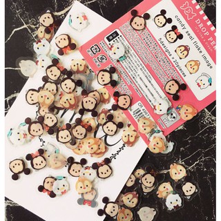 สินค้า Disney Sticker 100ชิ้น - สติ๊กเกอร์ PVC สติ๊กเกอร์นูนใส Candy seal flake image