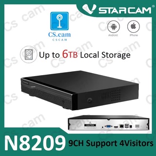 VStarcam เครื่องบันทึกกล้อง IP Camera 9 ช่อง H.265+ ( Network Video Recorder ) รุ่น N8209