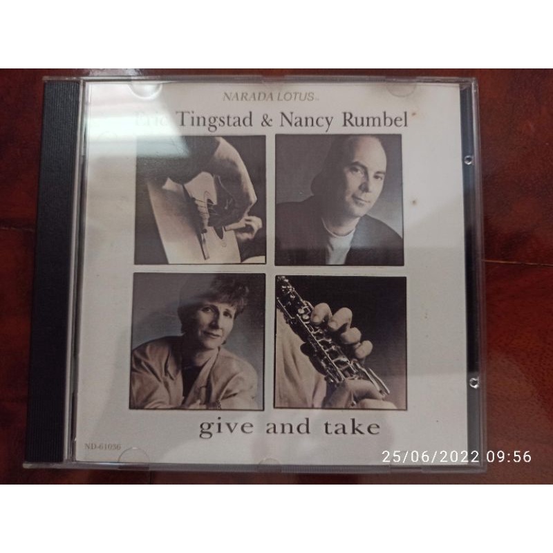 ซีดีเพลง cd music Eric Tingstad & Nancy Rumbel Give and Take Audiophile ...