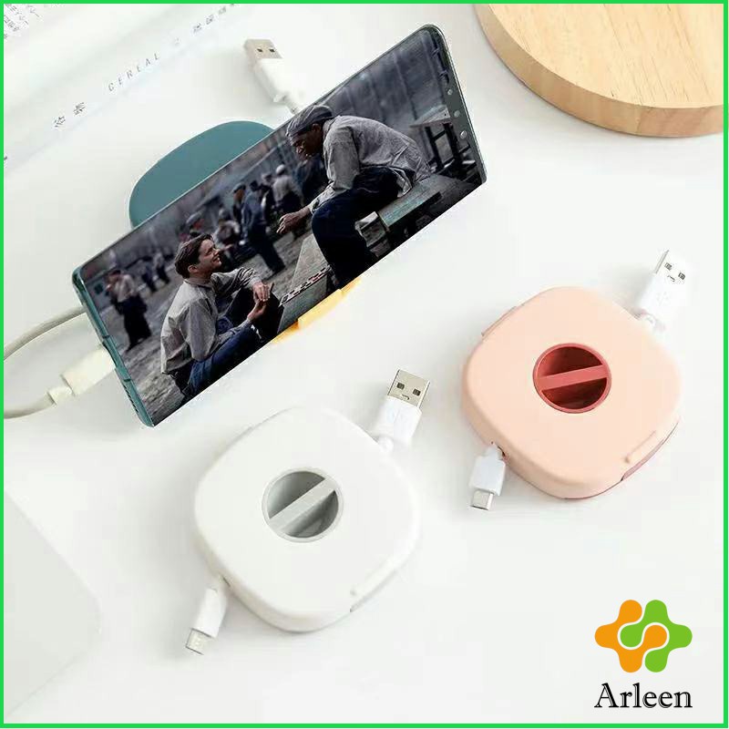 arleen-กล่องเก็บหูฟัง-กล่องเก็บสายชาร์จ-วางโทรศัพท์ก็ได้-data-cable-storage-box