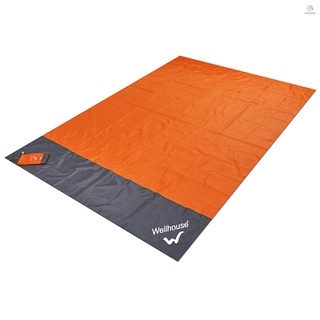 ภาพขนาดย่อของสินค้าWaterproof Beach Blanket Outdoor Portable Picnic Mat Camping Ground Mat Mattress