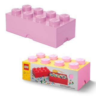 กล่องเลโก้ LEGO Storage Brick 8 Light Pink สีชมพูอ่อน 50x25x18 cm