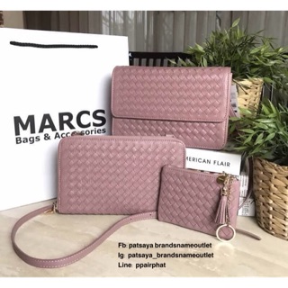 Dont Miss! ซื้อ1ได้ถึง3ใบ MARCS 3in1 CROSSBODY BAG WITH WALLET แท้💯outlet