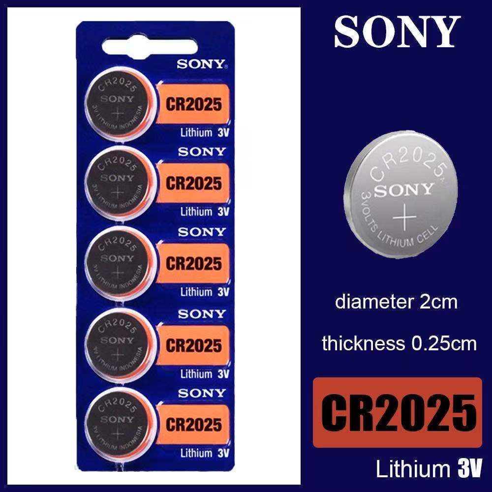 แท้-100-ถูกสุดๆ-ขายยกแพ็ค-5ก้อน-ถ่าน-sony-cr2025-ผลิตปี-2021