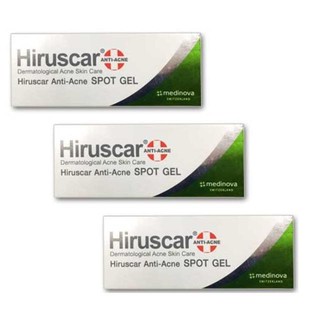 ฮีรูสการ์ แอนตี้ แอคเน่ สปอต เจลแต้มสิว Hiruscar Anti Acne Spot Gel 10 กรัม x 3 กล่อง