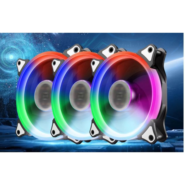 พัดลมเคส-120mm-fan-case-พัดลมคอม-ไฟled-ลมแรง-พัดลมคอมพิวเตอร์