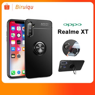 【 Car Phone Case 】OPPO Realme XT RealmeXT เคสโทรศัพท์แม่เหล็กสำหรับ Car Holder Phone Case