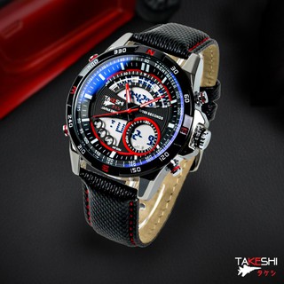 นาฬิกาข้อมือ เครื่องญี่ปุ่น แฟชั่น สปอร์ต เท่ TAKESHI MOTOR SPORT TK20Z CHRONOMETER WATCH