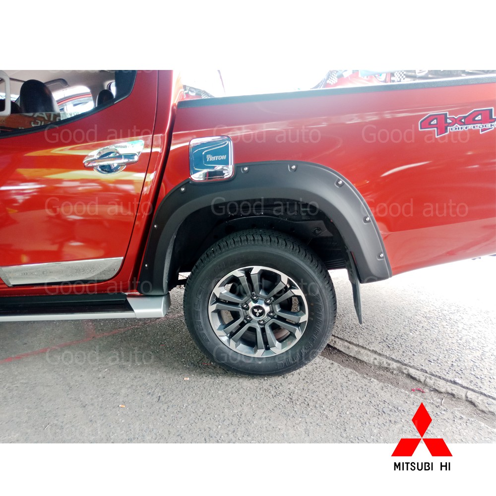 คิ้วล้อ-ซุ้มล้อ-ล้อ-ล้อยื่น-ล้อล้น-ล้อ-คิ้ว-mitsubishi-triton-มิตซูบิชิ-ไทรตัน-triton-2019-สูง-cab-4ประตู-6นิ้ว-ดำด้าน