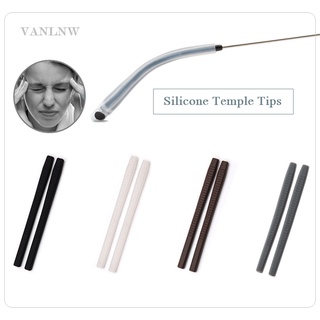 สินค้า ซิลิโคนสวมขาแว่นกันลื่น Silicone Temple ปลอกซิลิโคนสวมขาแว่น ( แบบรูทะรุ ) ขนาด 6 X 4 cm.ป้องกันแว่นตก แว่นไหล กันเจ็บหู