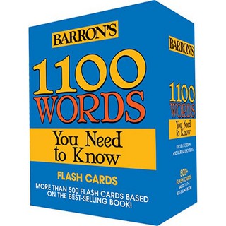 Asia Books หนังสือภาษาอังกฤษ 1100 WORDS  NEED TO KNOW FLASH CARDS