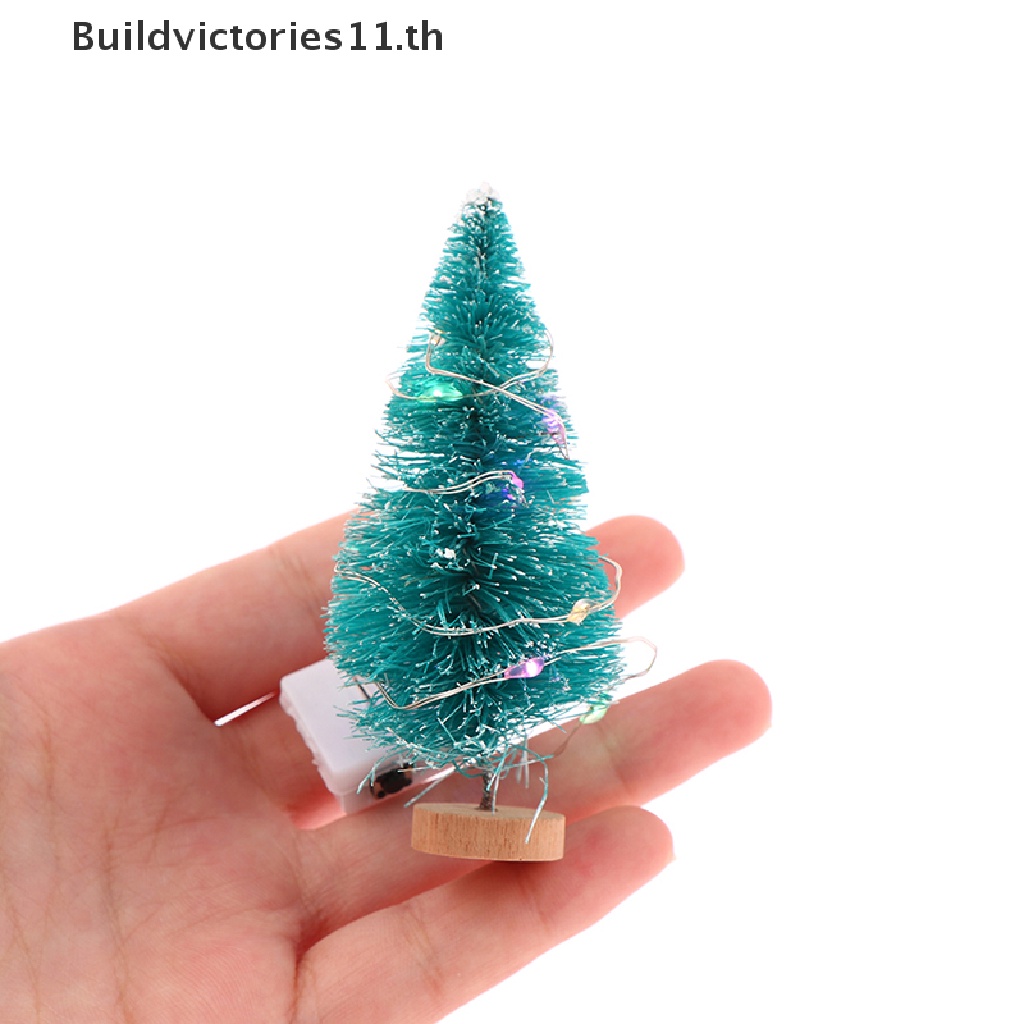 buildvictories11-โมเดลต้นคริสต์มาส-เรืองแสง-ขนาดเล็ก-สําหรับตกแต่งบ้านตุ๊กตา-1-12-1-ชิ้น