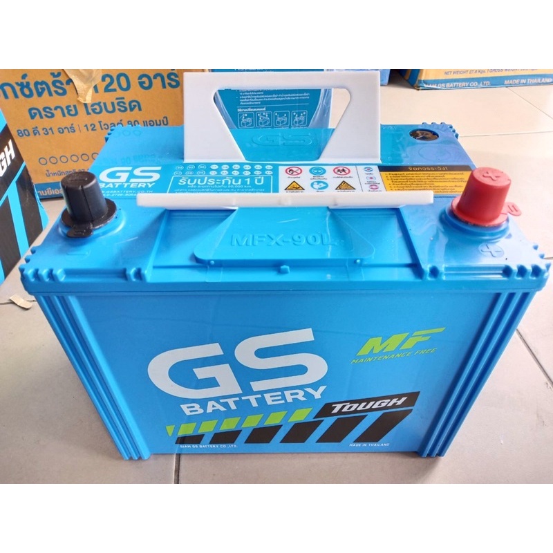 แบตเตอรี่-gs-mfx-90l-85d26l-และgs-mfx-90r-85d26r-แบตเตอรี่กึ่งแห้ง-80-แอมป์