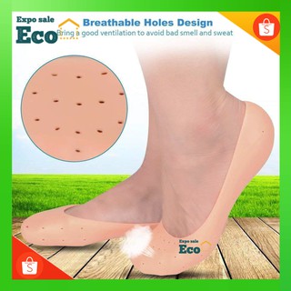 ECOTECH ซิลิโคนรองส้นเท้า ใส่ได้ทั้งชายหญิง ถนอมส้นเท้า แก้ปวดส้นเท้า รองช้ำ ส้นเท้าแตก Silicone Heels Cover