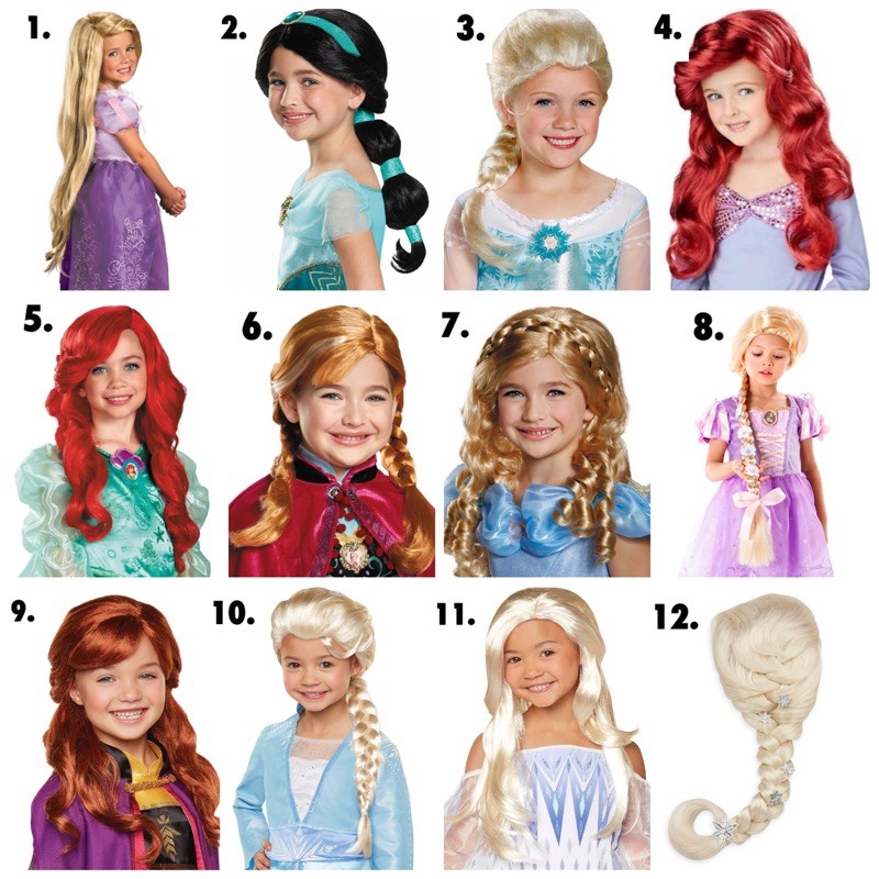 วิกผมสำหรับเด็กของแท้นำเข้าจากอเมริกา-disney-kid-hair-wig