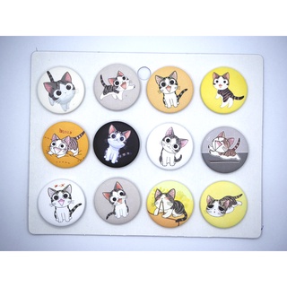 เข็มกลัด 3.2cm/4.4cm Chis Sweet Home แมว จี้ cat การ์ตูน อนิเมะ Cartoon Anime