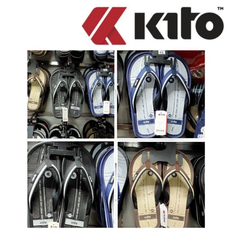 ภาพสินค้าKito รุ่นETG-M9229  % เก็บเงินปลายทาง รองเท้าแตะ รองเท้ากีโต้ size40-45 รองเท้าแตะแบบหนีบ จากร้าน mrwang.shop บน Shopee ภาพที่ 3