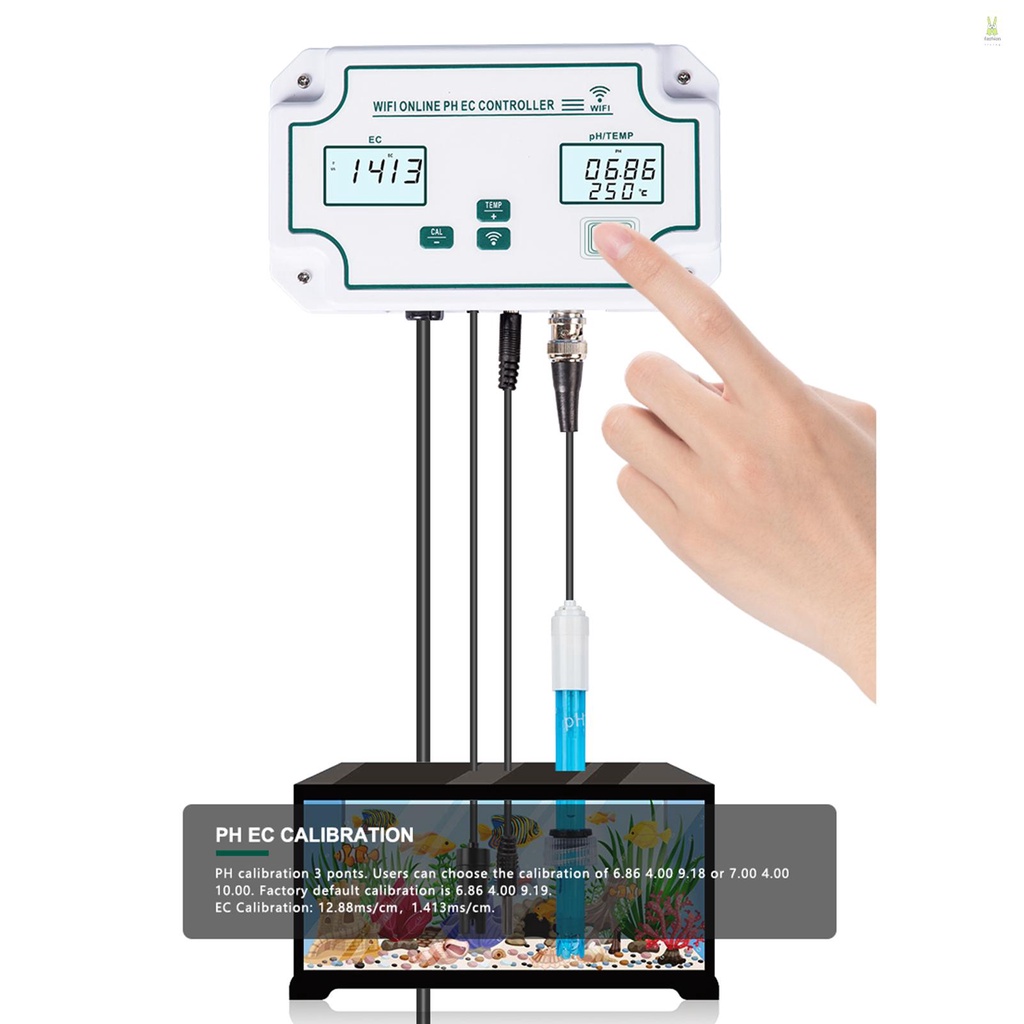 flt-3-in-1-เครื่องตรวจจับคุณภาพน้ํา-ph-ec-temp-ไร้สาย-wifi-ตัวควบคุม-ph-ec-แบบมืออาชีพ-พร้อมปลั๊กรีเลย์อิเล็กโทรด-bnc