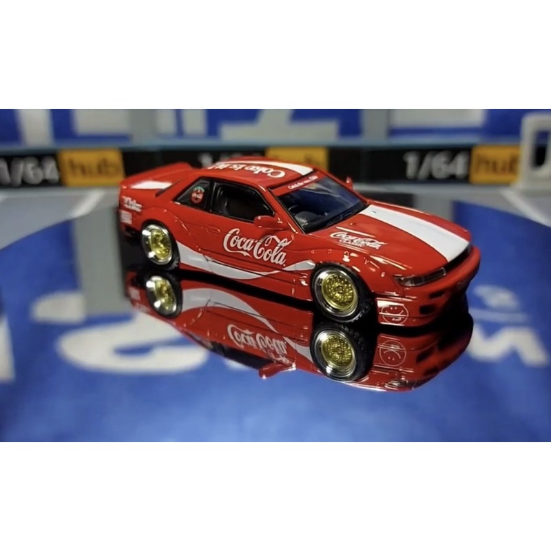 รถโมเดล-1-64-nissan-silvia-s13-rocket-bunny-v2-coca-cola-edition