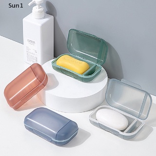 Sun1&gt; Portable Sealed Round Shampoo Bar Soap Holder Box Case Container Home Travel well
