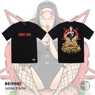 ✶BEHIND CLOTHING เสื้อยืดลาย “SATAN’S WISH”