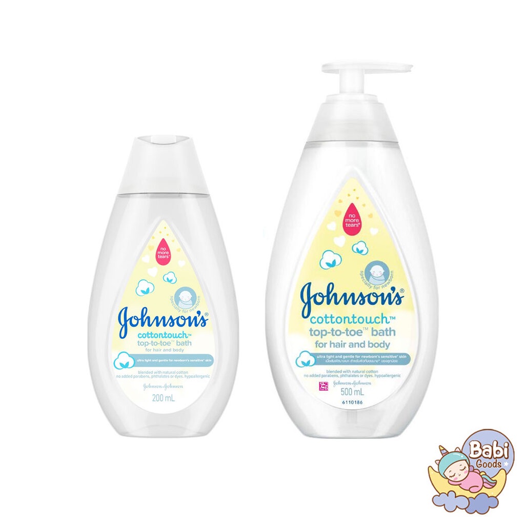 johnsons-จอห์นสัน-คอตตอนทัช-ท็อปทูโท-บาธ-cotton-touch-top-to-toe-bath