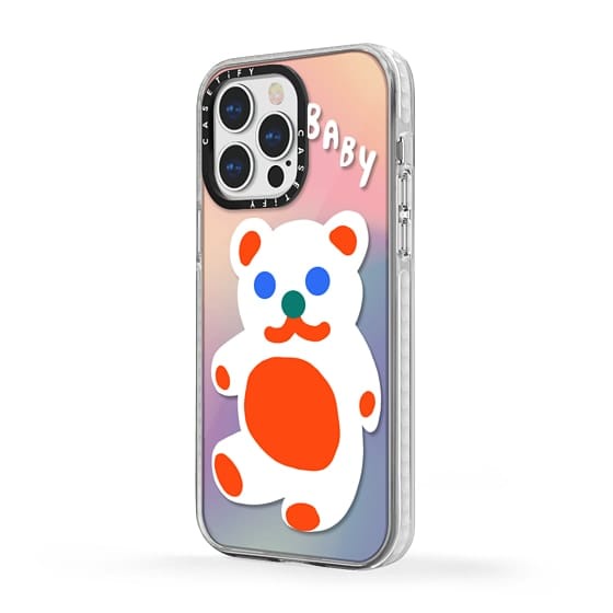 casetify-baby-bear-by-katie-benn-13-pro-impact-case-color-sheer-iridescent