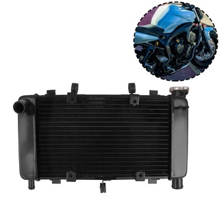 Motorcycle Aluminium Engine Radiator Cooler Cooling System Water Tank For Yamaha FZ600 FZ6 FAZER FZ6N FZ6S 1998-2010