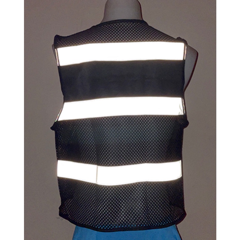 ภาพสินค้าReflective Vest เสื้อกั๊กสะท้อนแสง รุ่นตาข่ายใหญ่ จากร้าน jintalasu บน Shopee ภาพที่ 8