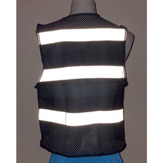ภาพขนาดย่อของภาพหน้าปกสินค้าReflective Vest เสื้อกั๊กสะท้อนแสง รุ่นตาข่ายใหญ่ จากร้าน jintalasu บน Shopee ภาพที่ 8