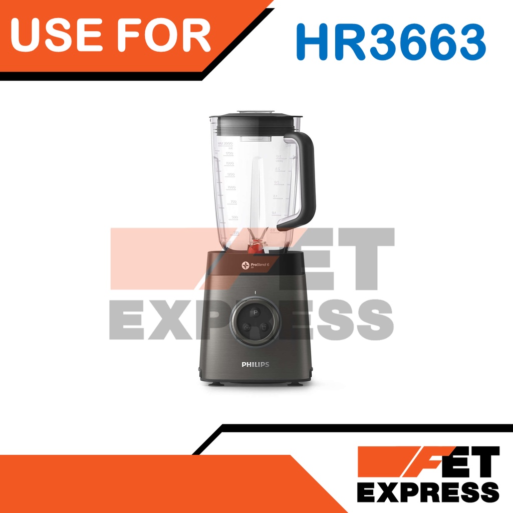 plastic-jar-lid-ฝาโถปั่นอะไหล่แท้สำหรับเครื่องปั่น-philips-รุ่น-hr3663-996510076861