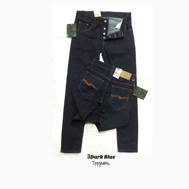 ภาพสินค้าSlim-Fit กางเกงยีนส์ชายทรงกระบอกเล็กกึ่งเดฟ มี 4 เฉดสี ไซส์28-36 กางเกงยีนส์ผู้ชาย จากร้าน tppjeans บน Shopee ภาพที่ 6