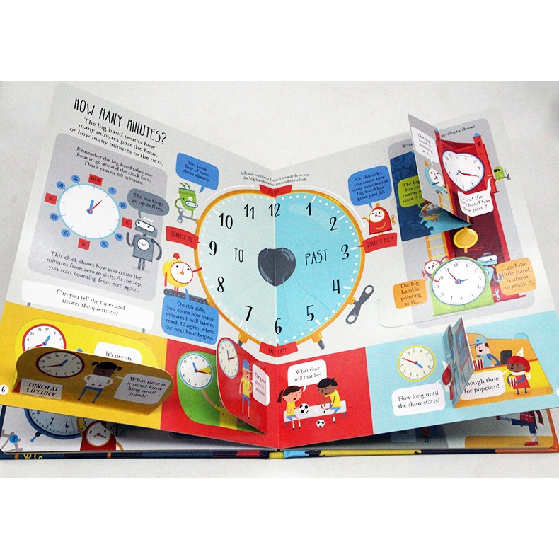 ใช้โค้ดรับcoinคืน10-ได้-พร้อมส่ง-หนังสือบอร์ดบุ๊ค-usborne-lift-the-flap-telling-the-time-clock-หนังสือเด็ก-หนังสือภาษาอังกฤษ-by-greatenglishbooks