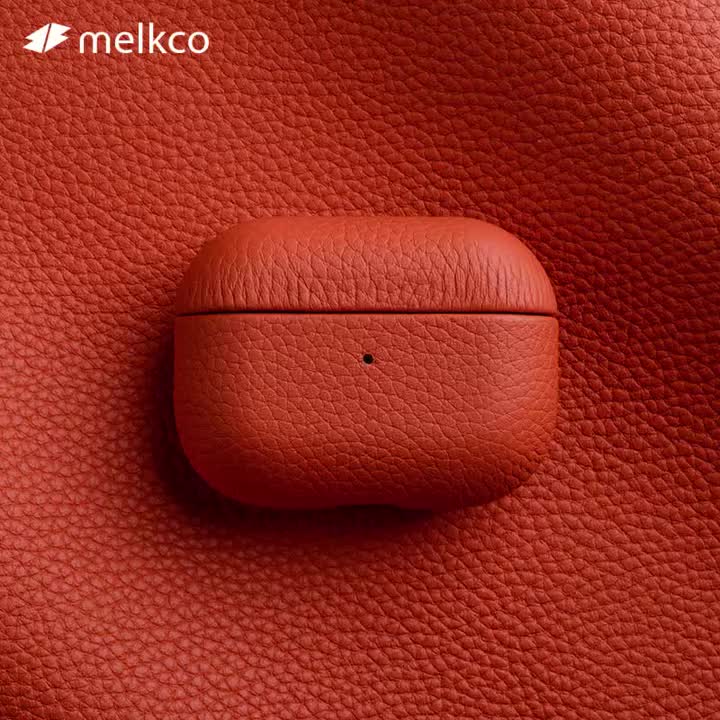 melkco-เคสหูฟังบลูทูธ-หนังวัวแท้-อุปกรณ์เสริม-สําหรับ-airpods-pro-airpod-1-2-3