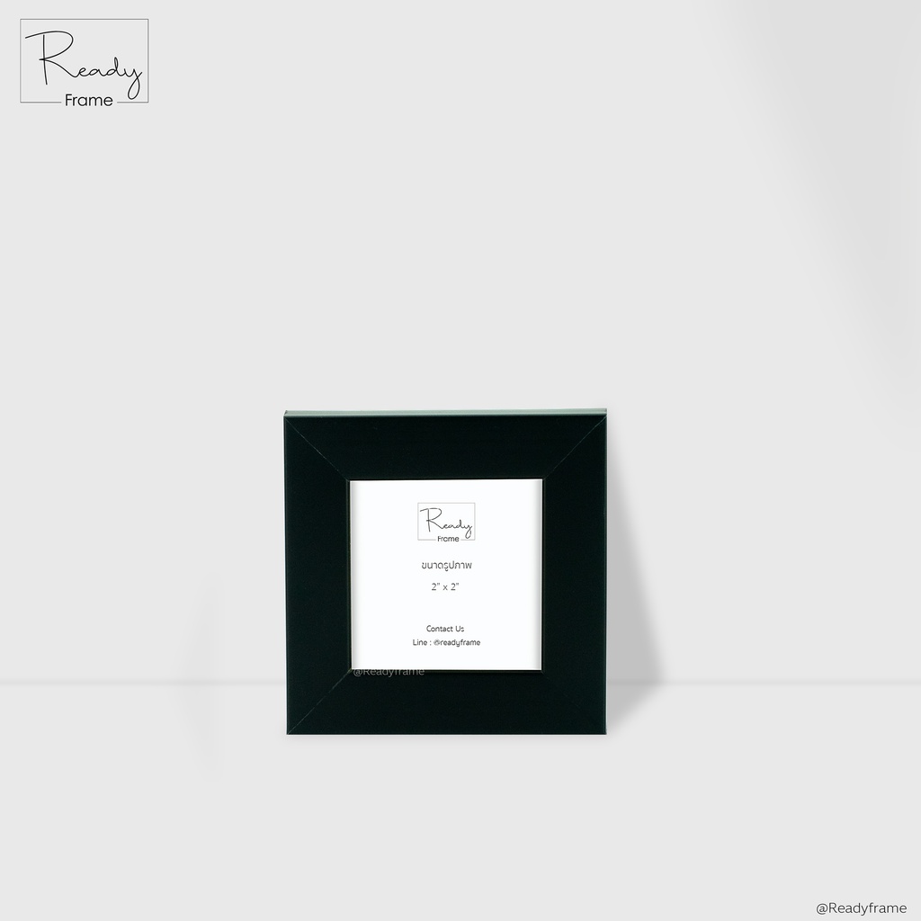 ReadyFrame I กรอบรูปมินิมอล ขนาด 2x2 นิ้ว - สีขาว สีดำ I Modern Picture ...